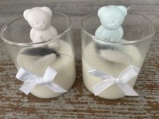 Gender reveal blauw Gender reveal kaarsen