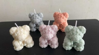 beertje met strik bloem beertje strik