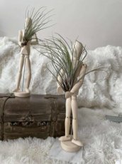 beweegbare mannequin met plant 35cm