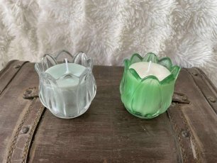 tulpkaars wit of groen